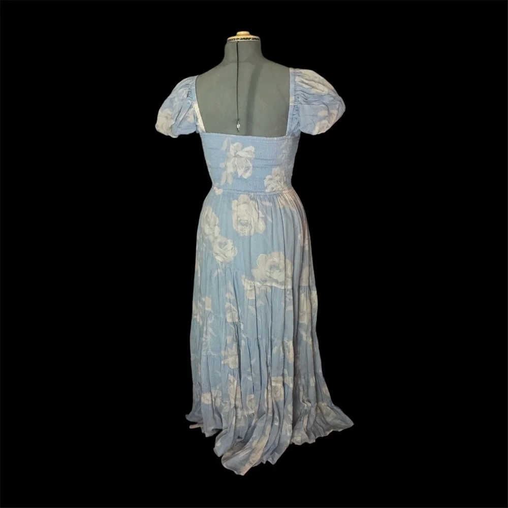 Free People Blue Floral Dress - Picture 3 of 5